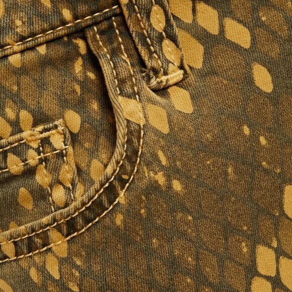 NWT Current | Elliott python print skinny crop jeans, 27 - Picture 12 of 16